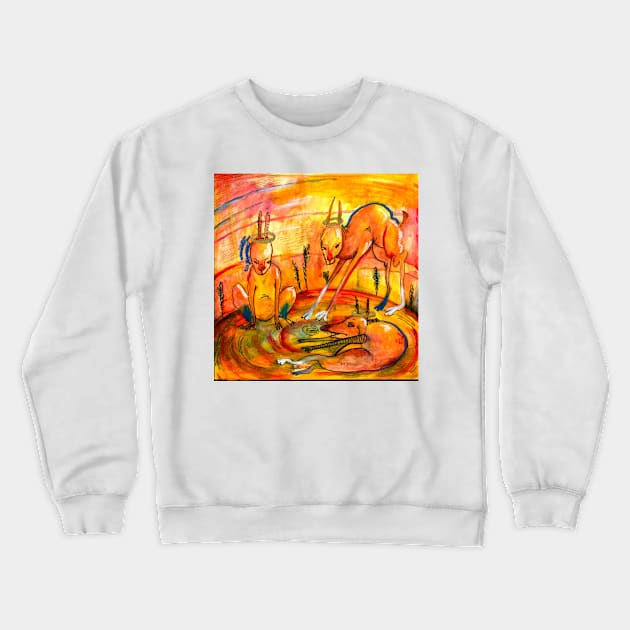 3 friends Crewneck Sweatshirt by Blue Afro